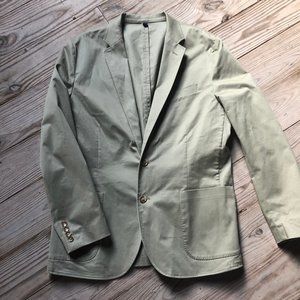 J. Crew Cotton 2 Button Blazer